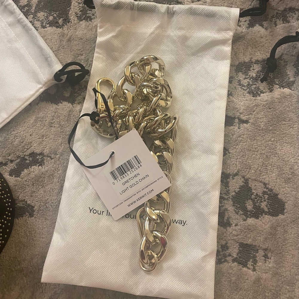 Kerkit gold purse chain